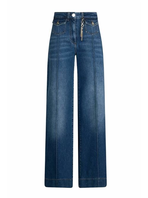 Jeans flare con charm gioiello Liu Jo | CF5135D5027.77097
